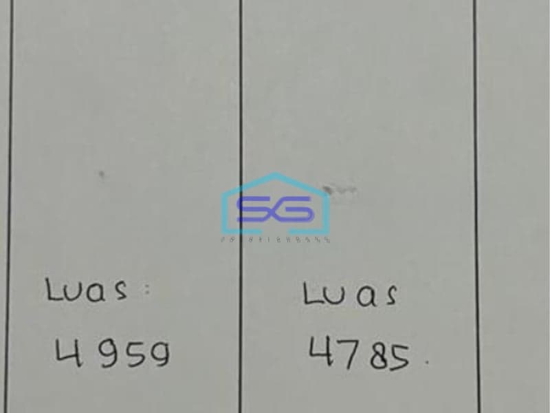 Disewakan Tanah Luas 4959 m²  Lokasi Kalideres Jakarta Barat