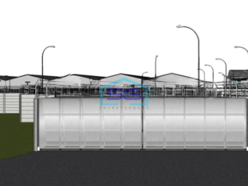Disewakan Gudang Bagus Siap Huni Luas Bangunan 7200m2 di Sepatan Tangerang
