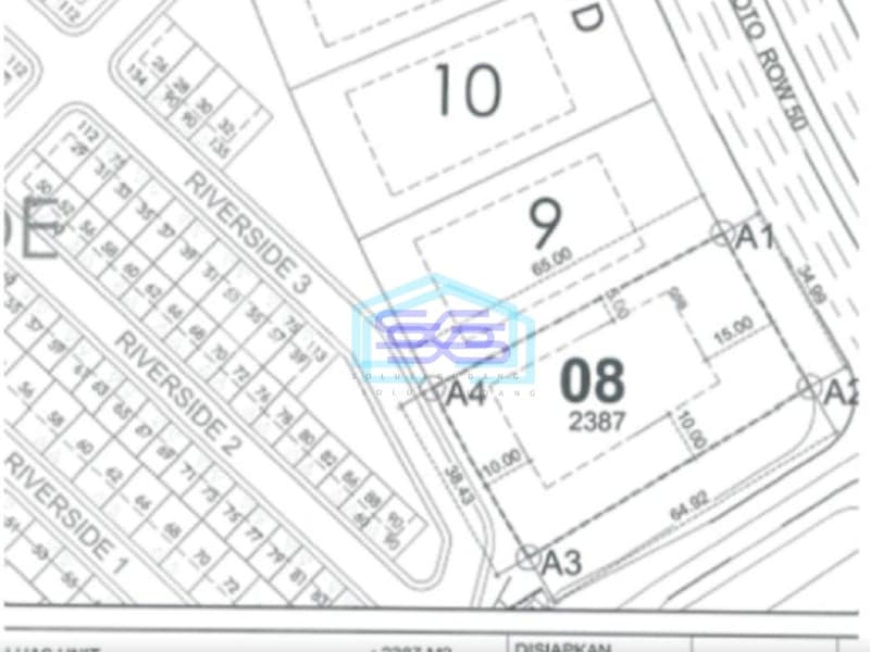 Disewakan Tanah Komersial ada 3 Bidang di Pantai Indah Kapuk 2, Jakarta Utara Luas Tanah 2046 m²