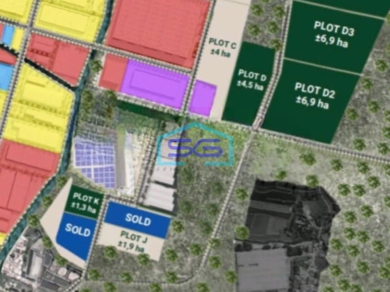 Dijual Tanah Lokasi Bebas Banjir di Tugu Semarang Luas  20000 m²