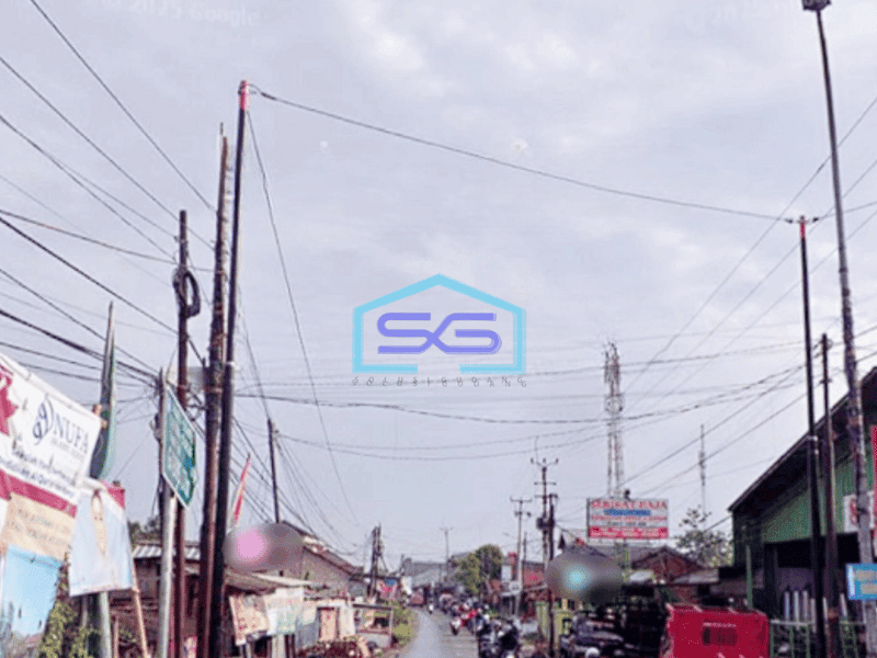 Dijual Kavling Tanah Luas 2609m2 di Jalan Raya Pisangan Bekasi Untuk Gudang Pabrik