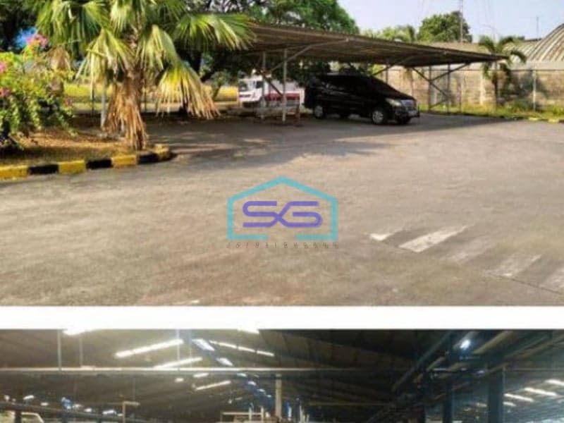 Dijual Cepat Lahan Tanah Bonus Bangunan Pabrik di Cikarang Bekasi LB 47000m2