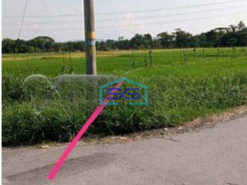 Dijual Tanah Luas Strategis Zona Industri Klaten LT 60000m2