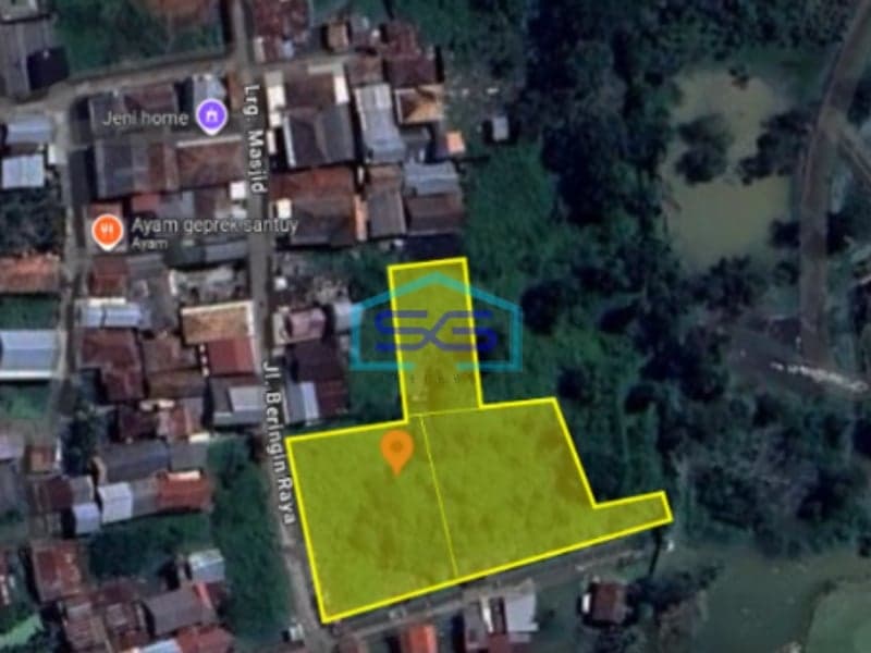 Dijual Tanah di Kota Palembang Sumatera Selatan Luas Tanah 5526m2