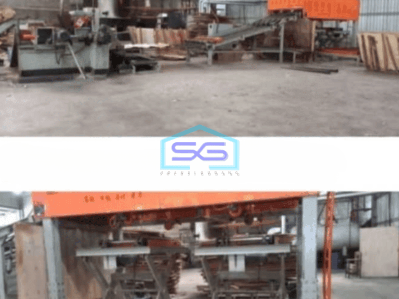 Dijual Gudang pabrik plywood lokasi Temanggung luas 18448m2