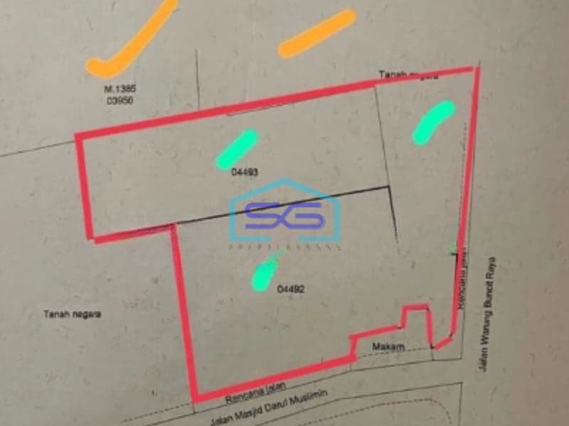 Disewakan Tanah Super Strategis Di Warung Buncit Mampang Jakarta Selatan Luas Tanah  2500 m²