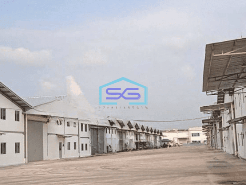 Disewakan Gudang 1 Lantai Legok Tangerang Luas Bangunan 850 m²