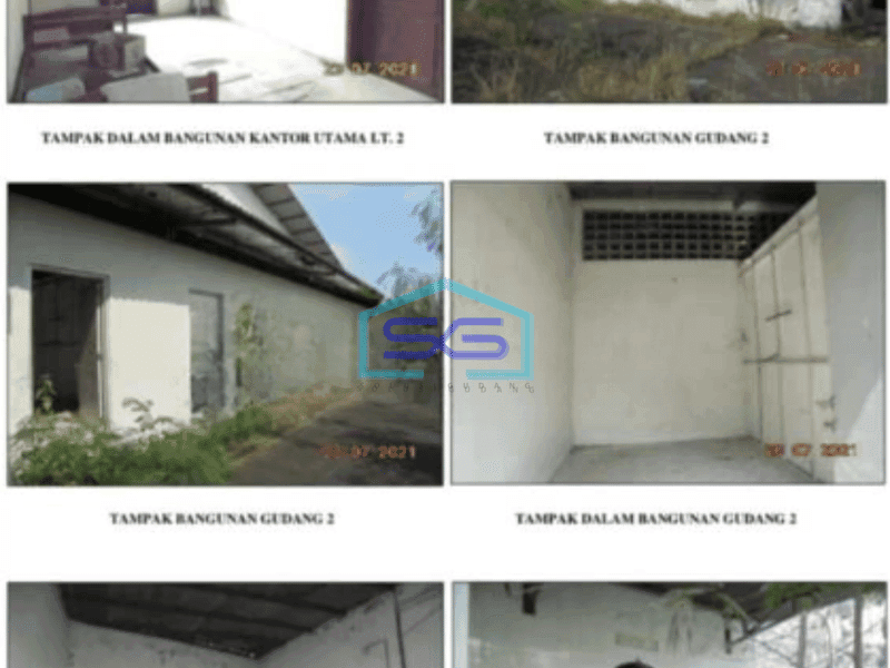 Dijual Gudang Strategis Zona Industri Lokasi Grogol Sukoharjo luas 5000m2