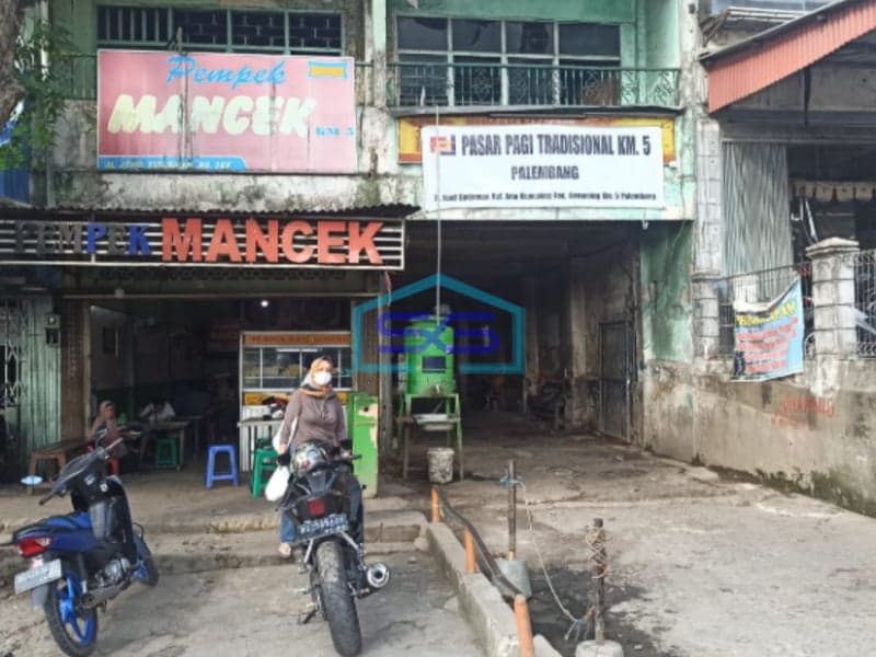 Dijual Tanah Pasar Pagi Plus Ruko Jalan Kolonel H Burlian Palembang LT 1140m2