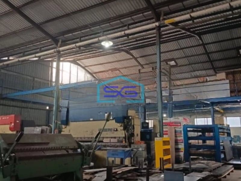 Dijual Gudang Ada Kantor Luas Bangunan  5500 m² Lokasi Legok Tangerang