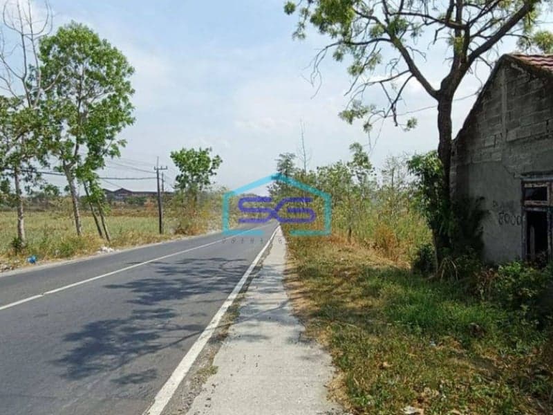 Dijual Murah Tanah Jl Raya Mantup Lamongan Cocok Untuk Pabrik Gudang Strategis LT 8000m2