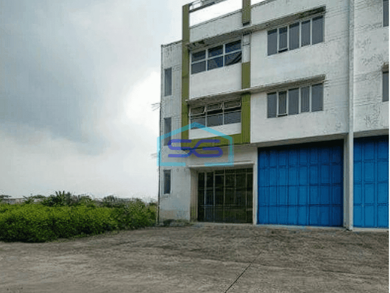 Disewakan Bangunan Gudang Luar Kawasan Lokasi Bisa Kontrainer di Cikarang Bekasi LT 500m2