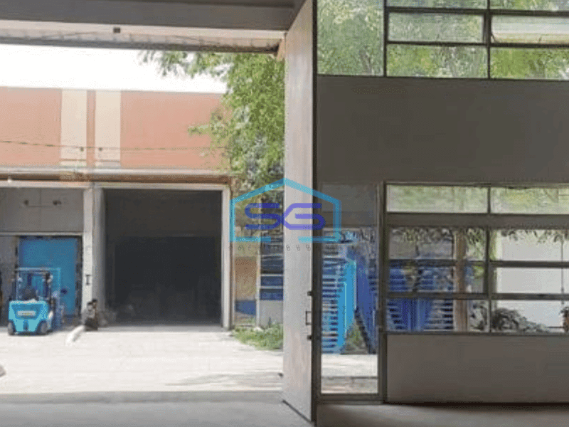 Disewakan Gudang Akses Container 40 Feet Luas Bangunan 300 m² di Dadap Tangerang