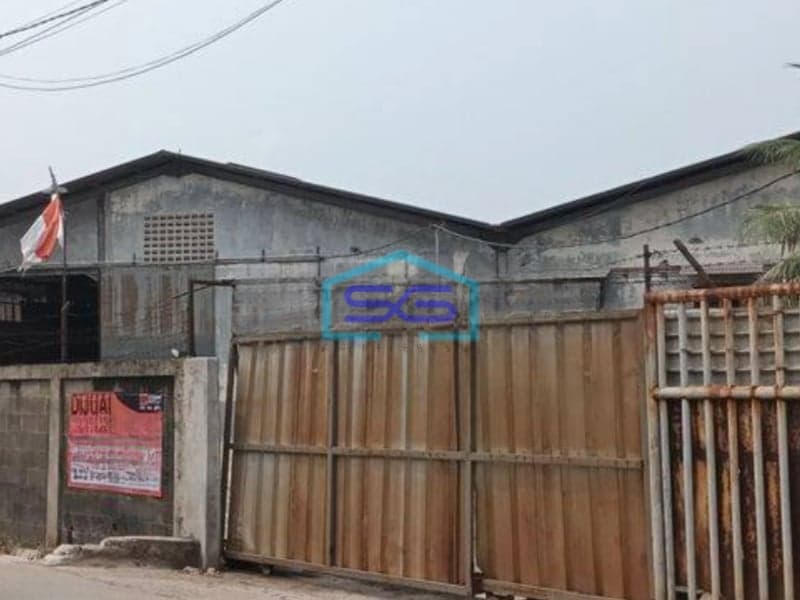 Dijual Gudang Industri dekat tol Batu ceper Tangerang LT 4505m2 Dekat Ke Tol