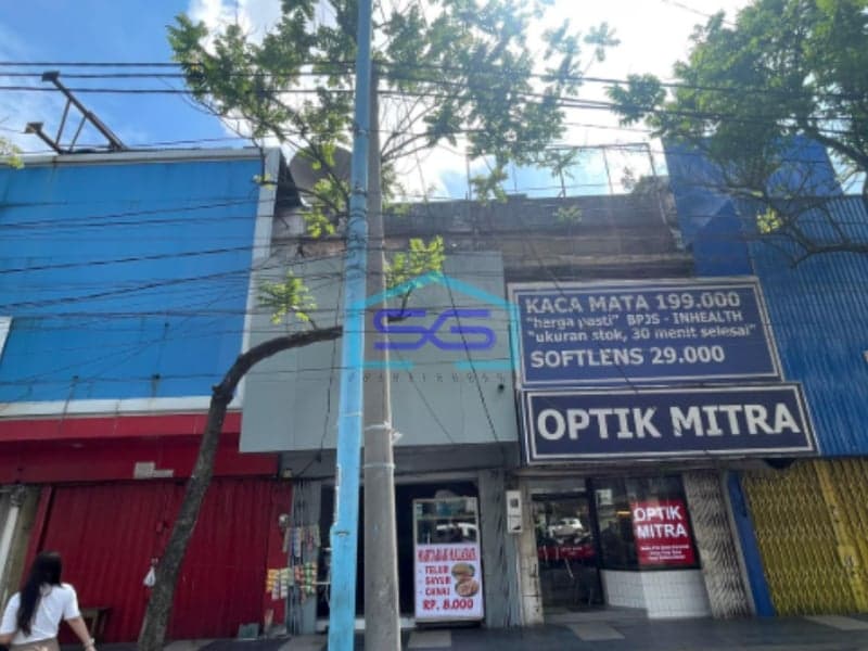 Disewakan Ruko 2 lantai di Jl. Jend. Sudirman Palembang Sumatera Selatan Luas Bangunan 106m2