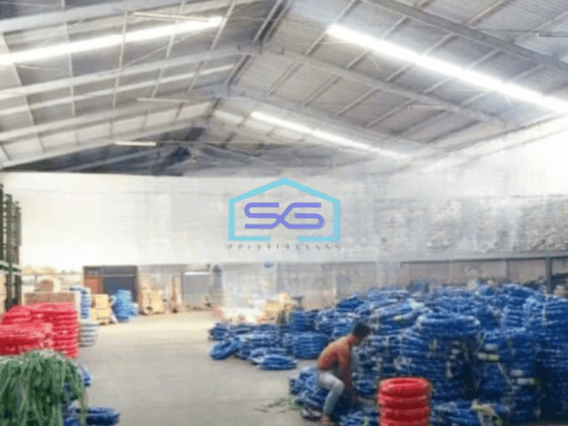 Dijual Gudang Ada Kantor Luas Bangunan  3500 m² Lokasi Margomulyo Surabaya