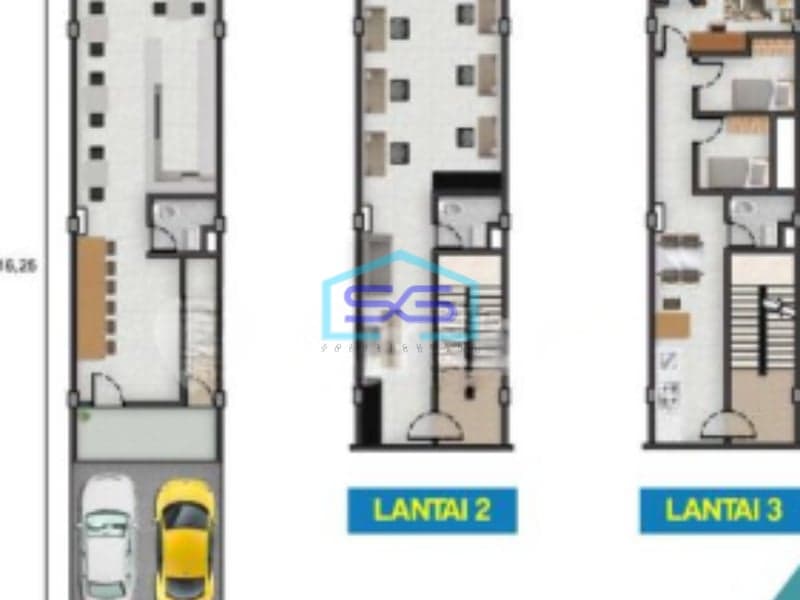 Dijual Ruko di Teluk Naga Tangerang Luas Bangunan 210m2