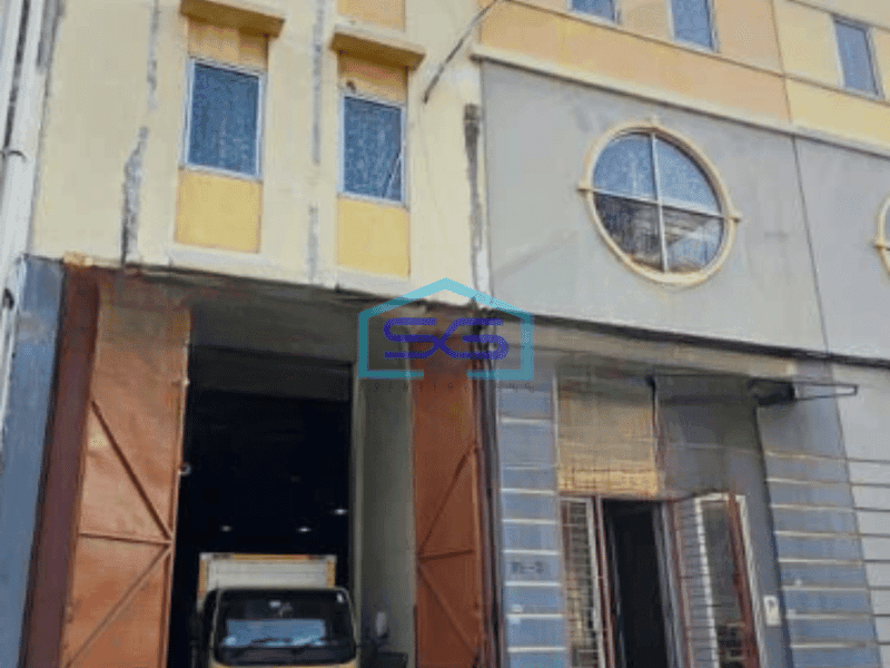 Dijual Gudang Ada Kantor Luas Bangunan  180 m² di Kapuk Kamal Jakarta Barat