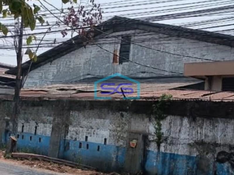Dijual Pabrik Luas Bangunan  5500 m² Lokasi Bebas Banjir di Pasar Kemis Tangerang
