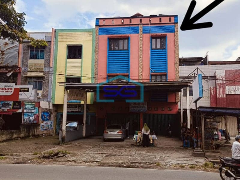Dijual Ruko Plong & Gandeng di Jalan Musi Raya Terminal Perumnas Sako Palembang LB 450m2