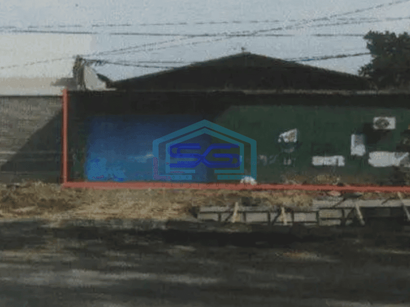 Dijual Gudang hitung tanah lokasi pinggir jalan Pucangsawit Solo