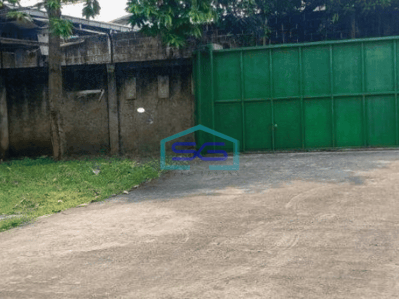 Disewakan Gudang Luas Tanah 1200 m² di Bantar Gebang Bekasi Akses Container 40 Feet